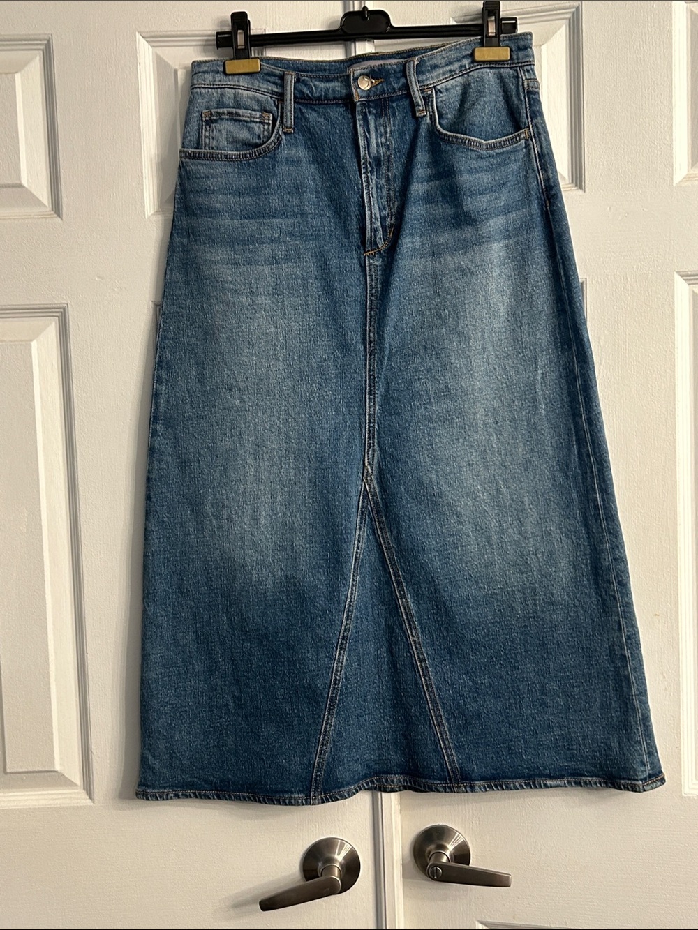 Joe's Jeans Medium Blue Denim Maxi Skirt